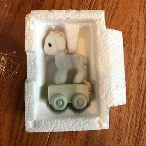 Precious Moments “Happy Birthday Little Lamb” Figurine – Age 1 Train Series